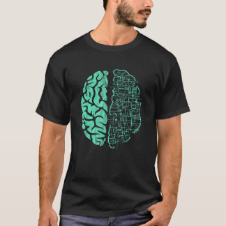 Camiseta Neurociencia del cerebro humano Clase de anatomía 