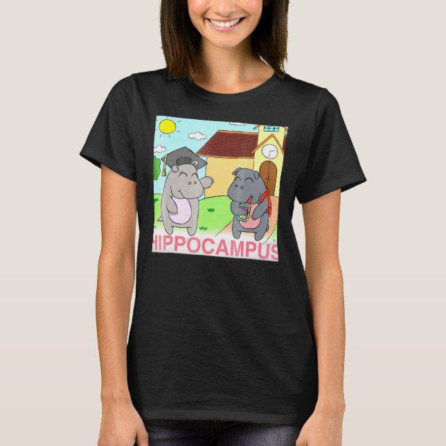Camiseta Neurociencia Hippocampus Nerdy Science Pun (Anverso)