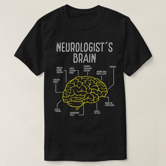 Camiseta Neurociencia Neurocientífica Neurocirujana Neurolo (Diseño del anverso)
