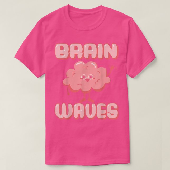 Camiseta Neurociencia Olas cerebrales Oscilaciones neuronal (Diseño del anverso)