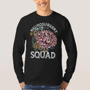 Camiseta Neurocirujano Médica cerebral Neurocirugía Escuadr