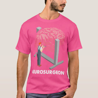 Camiseta Neurocirujano Neurología Neurociencia Médico cereb