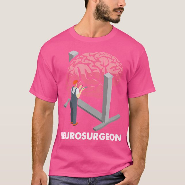 Camiseta Neurocirujano Neurología Neurociencia Médico cereb (Anverso)
