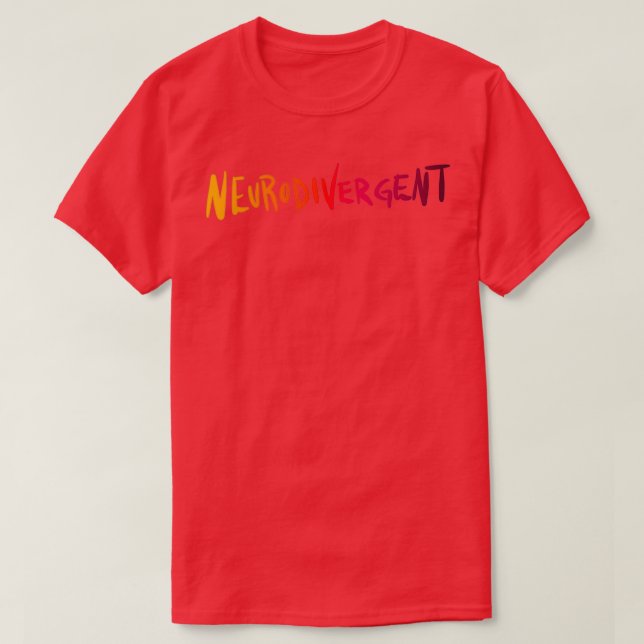 Camiseta Neurodivergente (Diseño del anverso)