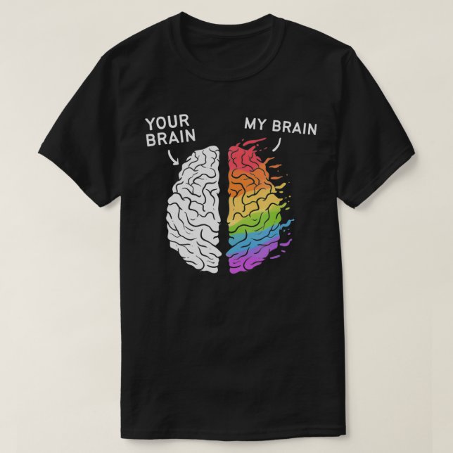 Camiseta Neurodivergente TDAH ASD Asperger Autismo Neurodis (Diseño del anverso)