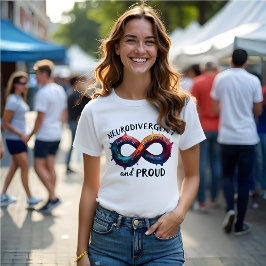 Camiseta Neurodivergente y orgulloso Autismo Conciencia