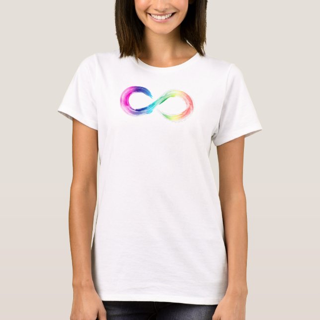 Camiseta Neurodiversidad Arcoiris (Anverso)