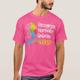 Camiseta Neurodiversidad Autism Spectrum ASHD ADHD Rainbow