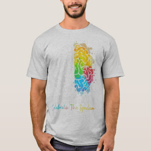 Camiseta Neurodiversidad Autism Spectrum ASHD ADHD Rainbow 
