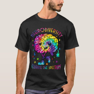 Camiseta Neurodiversidad Autismo cerebral Conciencia Asd Ad