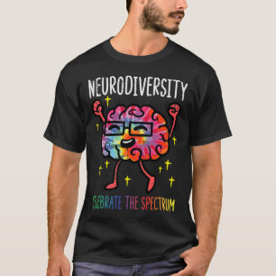 Camiseta Neurodiversidad Autismo cerebral Conciencia Asd Ad