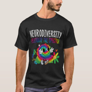 Camiseta Neurodiversidad Autismo cerebral Conciencia Asd Ad