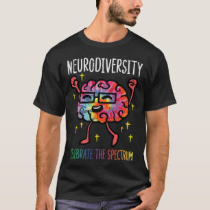 Camiseta Neurodiversidad Autismo cerebral Conciencia Asd Ad