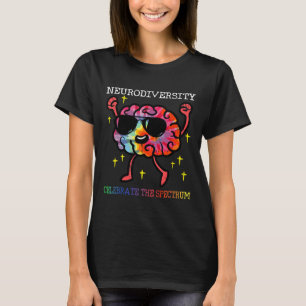 Camiseta Neurodiversidad Autismo cerebral Conciencia Asd Ad