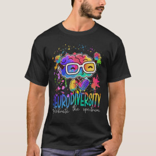 Camiseta Neurodiversidad Autismo cerebral Conciencia sobre