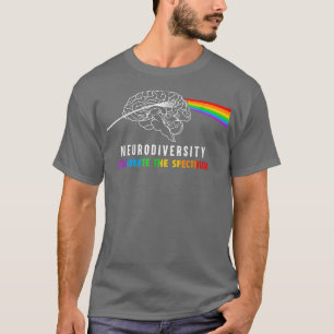 Camiseta Neurodiversidad Autismo Espectro Cerebro DDAH Lluv