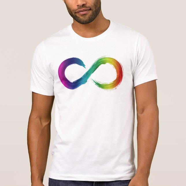 Camiseta Neurodiversidad: Camisas arcoiris (Anverso)
