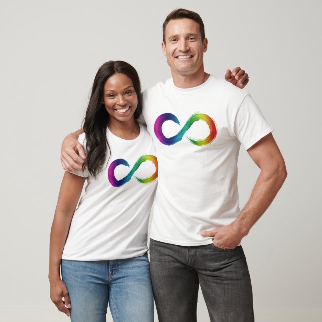 Camiseta Neurodiversidad: Camisas arcoiris (Unisexo)