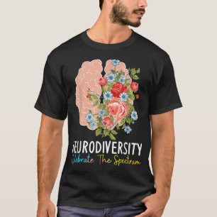 Camiseta Neurodiversidad Celebra El Cerebro A Del Espectro 