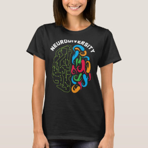 Camiseta Neurodiversidad Cerebro para el cirujano de la con