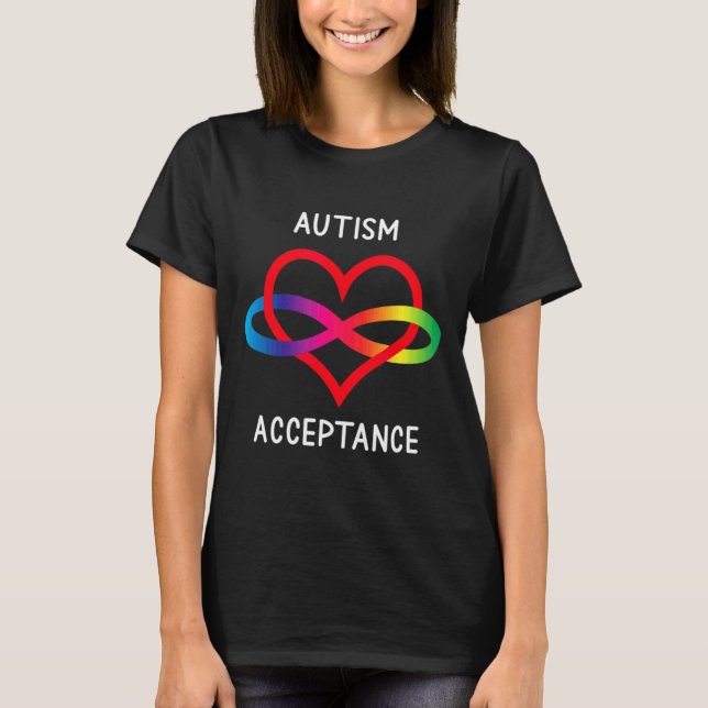 Camiseta Neurodiversidad de aceptación pro autismo infinito (Anverso)
