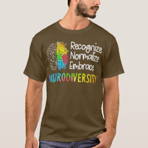 Camiseta Neurodiversidad del arcoiris Autismo del espectro