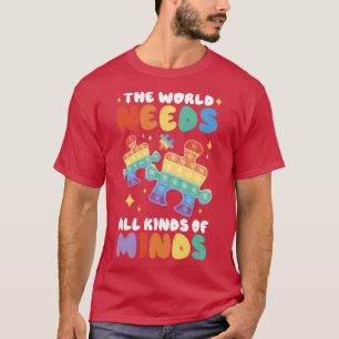 Camiseta Neurodiversidad El Mundo Necesita Todo Tipo De Men