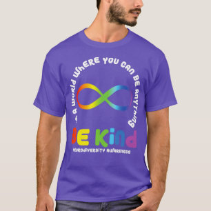 Camiseta Neurodiversidad En Un Mundo En El Que Uno Puede Es