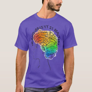 Camiseta Neurodiversidad es bella neurodiversidad Awarene