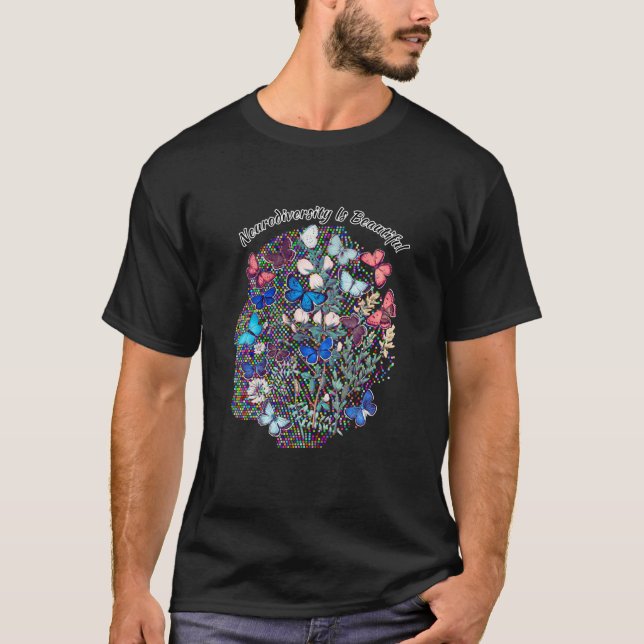 Camiseta Neurodiversidad es hermosa SPED y autismo (Anverso)