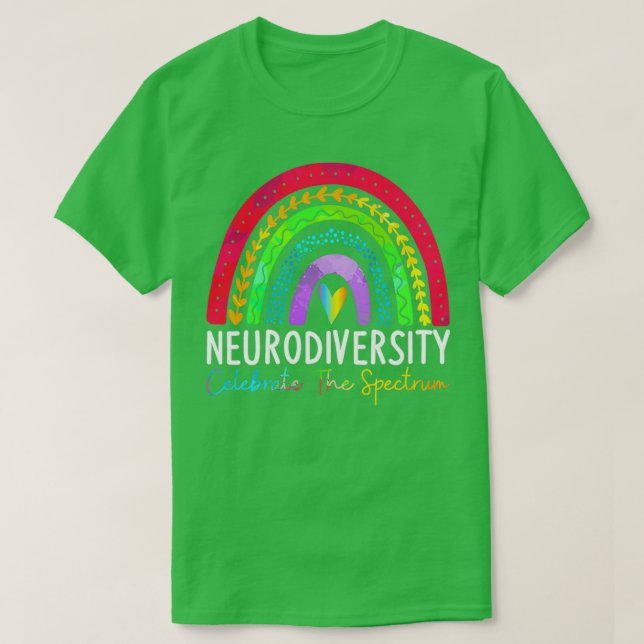 Camiseta Neurodiversidad Espectro de Autismo Shirsm Espectr (Diseño del anverso)