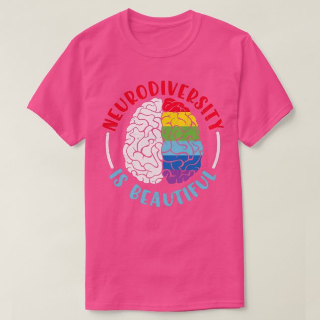 Camiseta Neurodiversidad: regalo de sensibilización sobre e (Diseño del anverso)