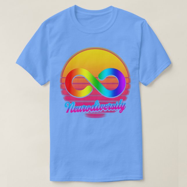 Camiseta Neurodiversidad retro (Diseño del anverso)