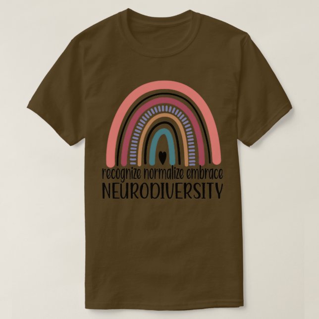 Camiseta Neurodiversidad Sensibilización Autismo Neurodiver (Diseño del anverso)