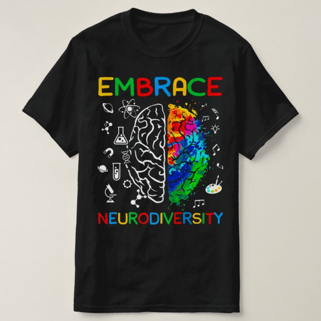Camiseta Neurodiversidad: toma de conciencia sobre el autis (Diseño del anverso)