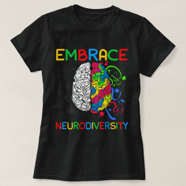 Camiseta Neurodiversidad: toma de conciencia sobre el autis (Diseño del anverso)