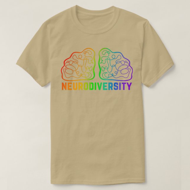 Camiseta Neurodiversidad Versión simplificada (Diseño del anverso)
