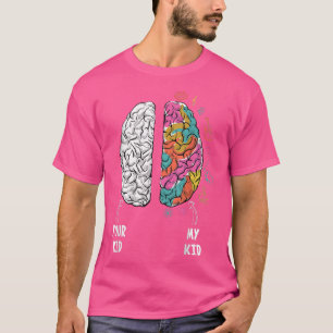 Camiseta Neurodiversity Brain for Dyslexia ADHD Autism ASD 