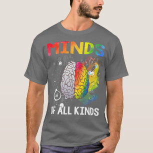 Camiseta Neurodiversity Brain Shirt ADHD Autism Awareness P