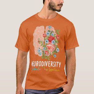 Camiseta Neurodiversity Celebrate The Spectrum ADHD Brain A