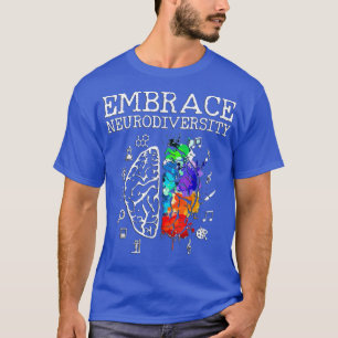 Camiseta Neurodiversity Embrace Adhd Autism Asd 