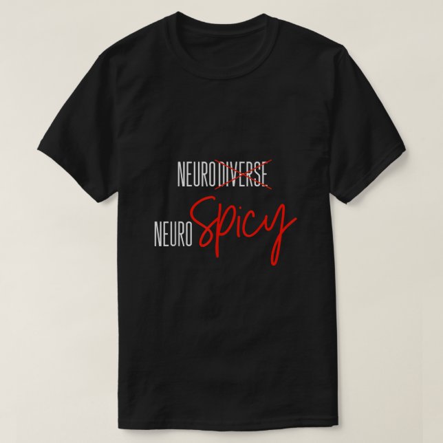 Camiseta Neurodiverso Autismo Neurospical Conciencia TDAH A (Diseño del anverso)