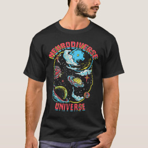 Camiseta Neurodiverso Universo Neurodiversidad Abrazo Adhd