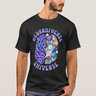 Camiseta Neurodiverso Universo Neurodiversidad Cerebro Adhd