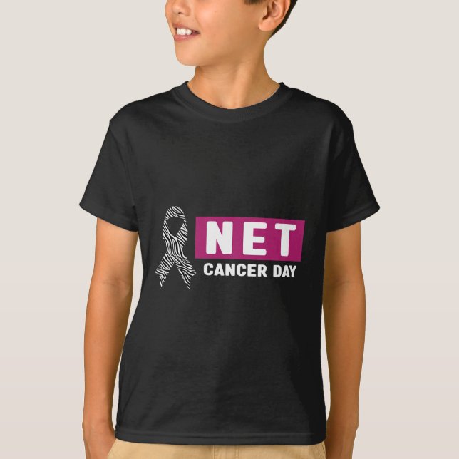Camiseta Neuroendocrine Cancer Awareness - World Net Cancer (Anverso)
