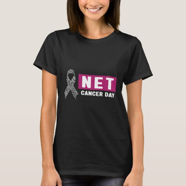 Camiseta Neuroendocrine Cancer Awareness - World Net Cancer (Anverso)