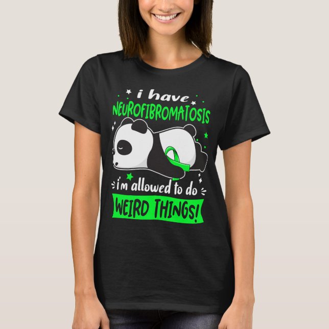 Camiseta Neurofibromatosis Conciencia Mes Regalos de Cinta (Anverso)