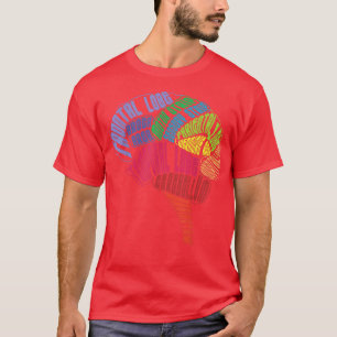 Camiseta Neurología Anatomía del Cerebro Humano Neurologist