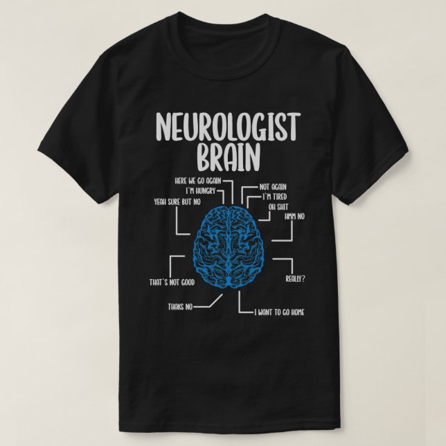 Camiseta Neurología Brain Neurology Scientist Neuroscience (Diseño del anverso)