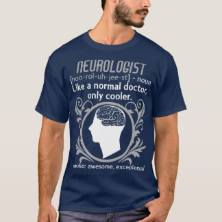 Camiseta Neurología Definición Médica cerebral Neurología